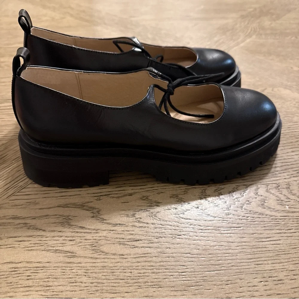 Steve Madden Black Mary Jane Shoes - Picture 2 of 5